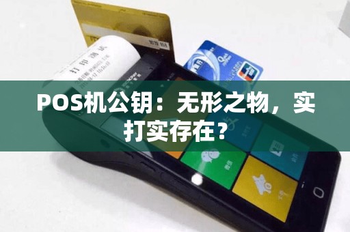POS机公钥：无形之物，实打实存在？