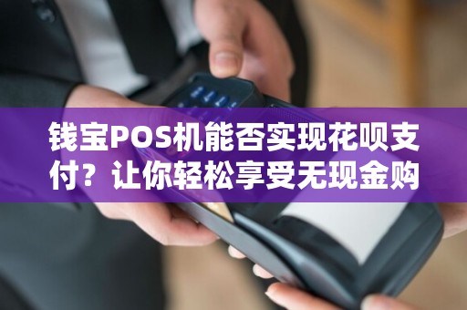 钱宝POS机能否实现花呗支付？让你轻松享受无现金购物体验！