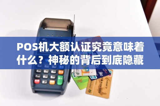 POS机大额认证究竟意味着什么？神秘的背后到底隐藏着什么秘密？