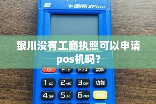 银川没有工商执照可以申请pos机吗？ 银川pos机，pos机申请 第1张