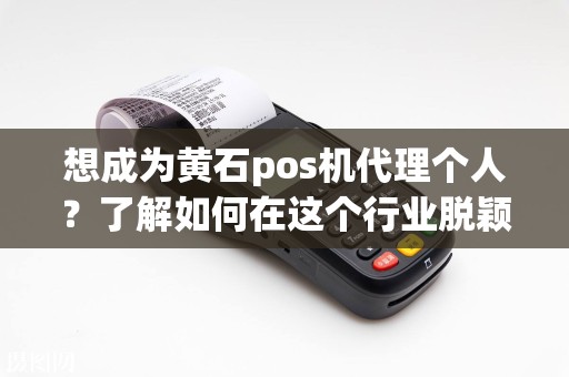 想成为黄石pos机代理个人？了解如何在这个行业脱颖而出！