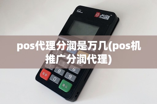 pos代理分润是万几(pos机推广分润代理)