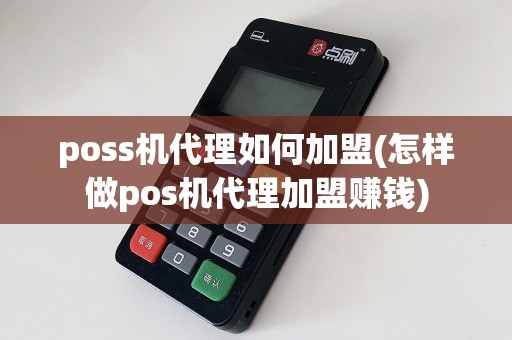 poss机代理如何加盟(怎样做pos机代理加盟赚钱)