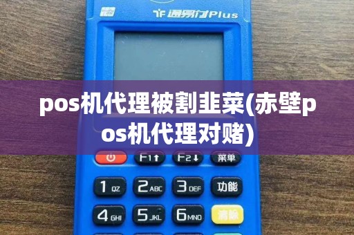 pos机代理被割韭菜(赤壁pos机代理对赌)