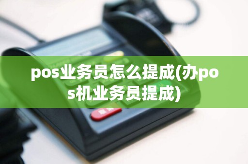 pos业务员怎么提成(办pos机业务员提成)  第1张