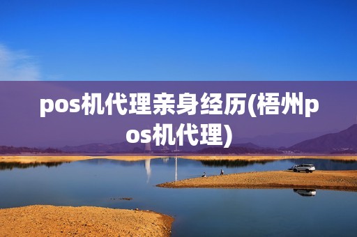 pos机代理亲身经历(梧州pos机代理)