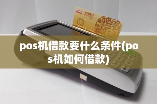 pos机借款要什么条件(pos机如何借款)