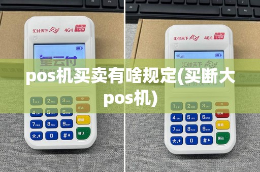 pos机买卖有啥规定(买断大pos机)
