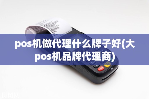 pos机做代理什么牌子好(大pos机品牌代理商)