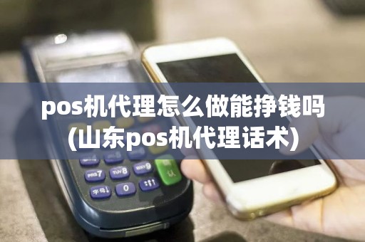 pos机代理怎么做能挣钱吗(山东pos机代理话术)  第1张