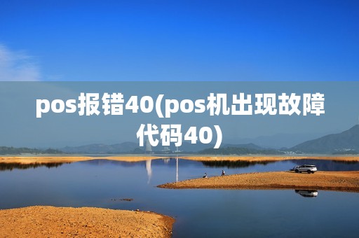 pos报错40(pos机出现故障代码40)