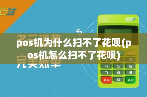 pos机为什么扫不了花呗(pos机怎么扫不了花呗)