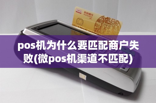 pos机为什么要匹配商户失败(微pos机渠道不匹配)  第1张