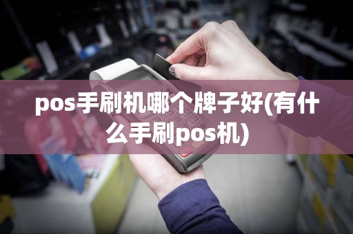 pos手刷机哪个牌子好(有什么手刷pos机)