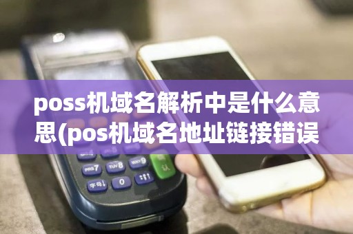 poss机域名解析中是什么意思(pos机域名地址链接错误)