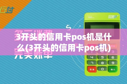 3开头的信用卡pos机是什么(3开头的信用卡pos机)
