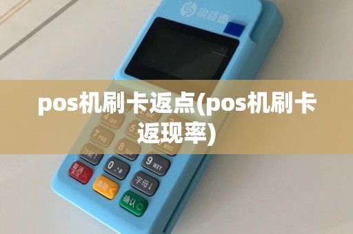 pos机刷卡返点(pos机刷卡返现率)  第1张