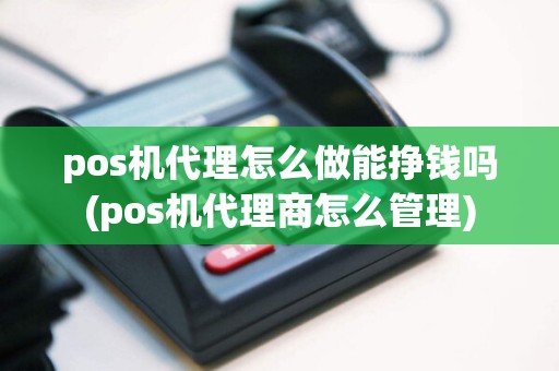 pos机代理怎么做能挣钱吗(pos机代理商怎么管理)