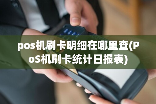 pos机刷卡明细在哪里查(PoS机刷卡统计日报表)