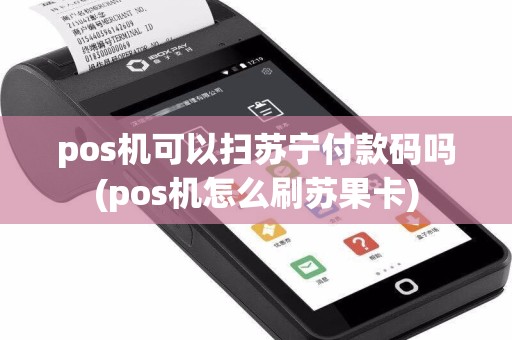 pos机可以扫苏宁付款码吗(pos机怎么刷苏果卡)