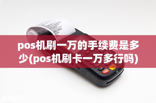 pos机刷一万的手续费是多少(pos机刷卡一万多行吗)