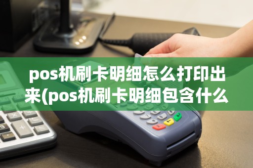 pos机刷卡明细怎么打印出来(pos机刷卡明细包含什么)
