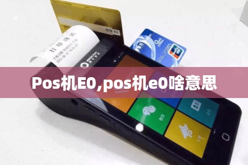 Pos机E0,pos机e0啥意思  第1张