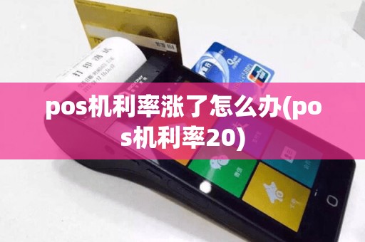 pos机利率涨了怎么办(pos机利率20)
