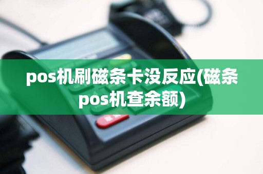 pos机刷磁条卡没反应(磁条pos机查余额)