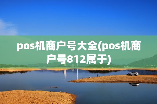 pos机商户号大全(pos机商户号812属于)