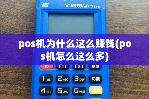 pos机为什么这么赚钱(pos机怎么这么多)