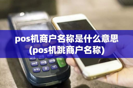 pos机商户名称是什么意思(pos机跳商户名称)