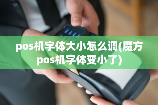 pos机字体大小怎么调(魔方pos机字体变小了)