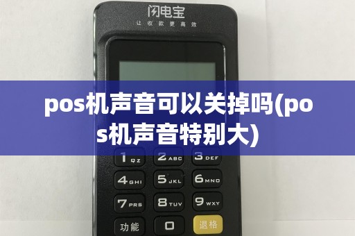 pos机声音可以关掉吗(pos机声音特别大)