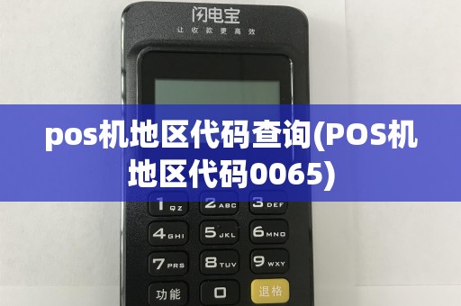 pos机地区代码查询(POS机地区代码0065)