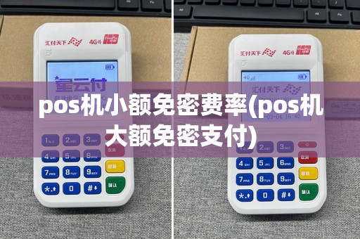 pos机小额免密费率(pos机大额免密支付)