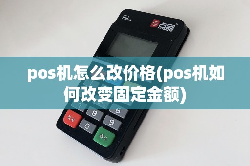 pos机怎么改价格(pos机如何改变固定金额)