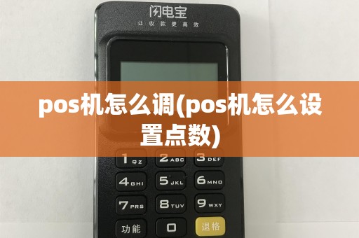 pos机怎么调(pos机怎么设置点数)