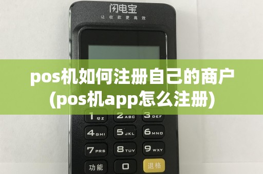 pos机如何注册自己的商户(pos机app怎么注册)  第1张