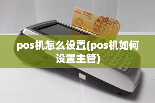 pos机怎么设置(pos机如何设置主管)