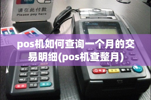 pos机如何查询一个月的交易明细(pos机查整月)