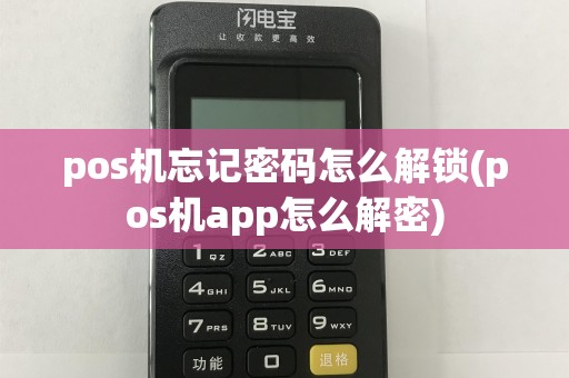 pos机忘记密码怎么解锁(pos机app怎么解密)
