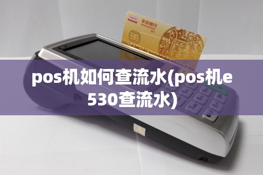 pos机如何查流水(pos机e530查流水)