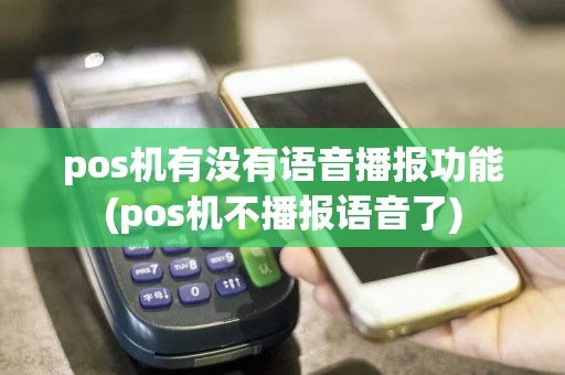 pos机有没有语音播报功能(pos机不播报语音了)