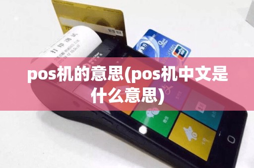 pos机的意思(pos机中文是什么意思)