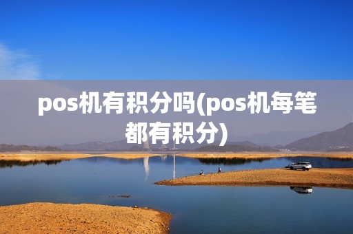 pos机有积分吗(pos机每笔都有积分)