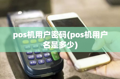 pos机用户密码(pos机用户名是多少)