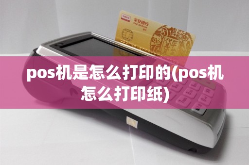 pos机是怎么打印的(pos机怎么打印纸)