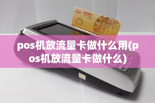 pos机放流量卡做什么用(pos机放流量卡做什么)