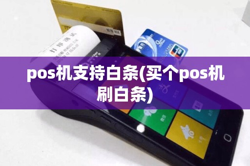 pos机支持白条(买个pos机刷白条)